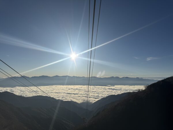 雲海シーズン到来